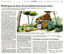 Ouest France - maisons bioclimatiques