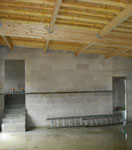 Charpente bois de la construction d'une maison ecologique - Ecop Habitat