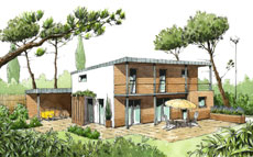 Constructeur CCMI ECOP Habitat : Maison écologique Medium Loft
