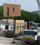 Construction d'une maison en bois écologique