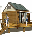 Maison ecologique portable par Ecop Habitat