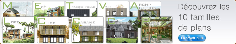 Plans de maisons écologiques Ecop Habitat