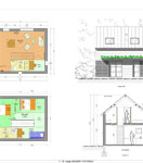 plan maison ecologique - Miniloft 60 - Ecop Habitat